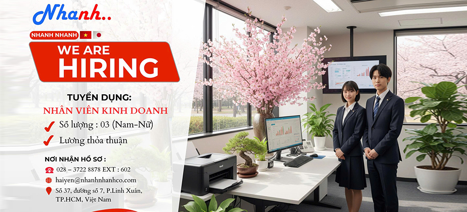 TUYỂN DỤNG NHÂN VIÊN KINH DOANH
